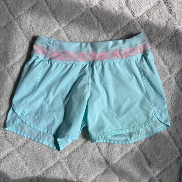 Ivivva | Aquamarine Space Dye Nimbus Relay Racer Short | Size 14 - Picture 2 of 12